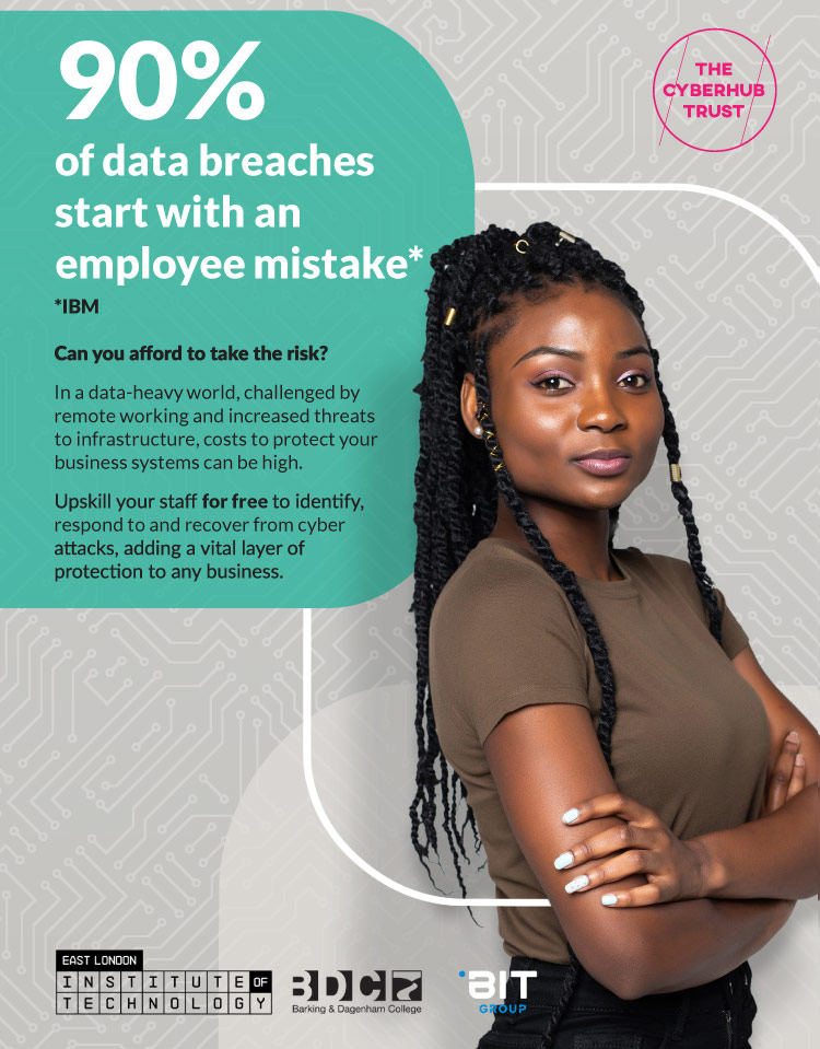 BDC In Work Leaflet - 90% of data breaches start with an employee mistake.