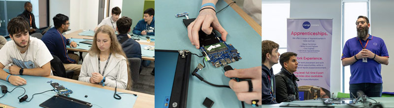 A montage of images associated with Currys