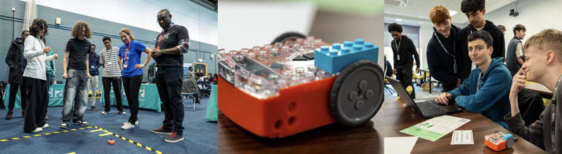 A montage of images associated with IBM